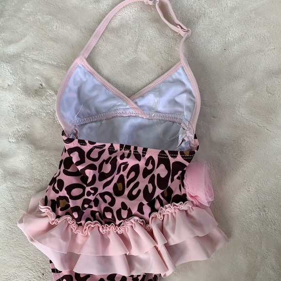 Koala Baby Pink Leopard Swimsuit 12M EUC 😍 - Picture 5 of 9